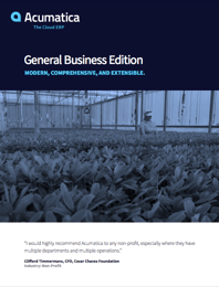 Acumatica General Business Edition