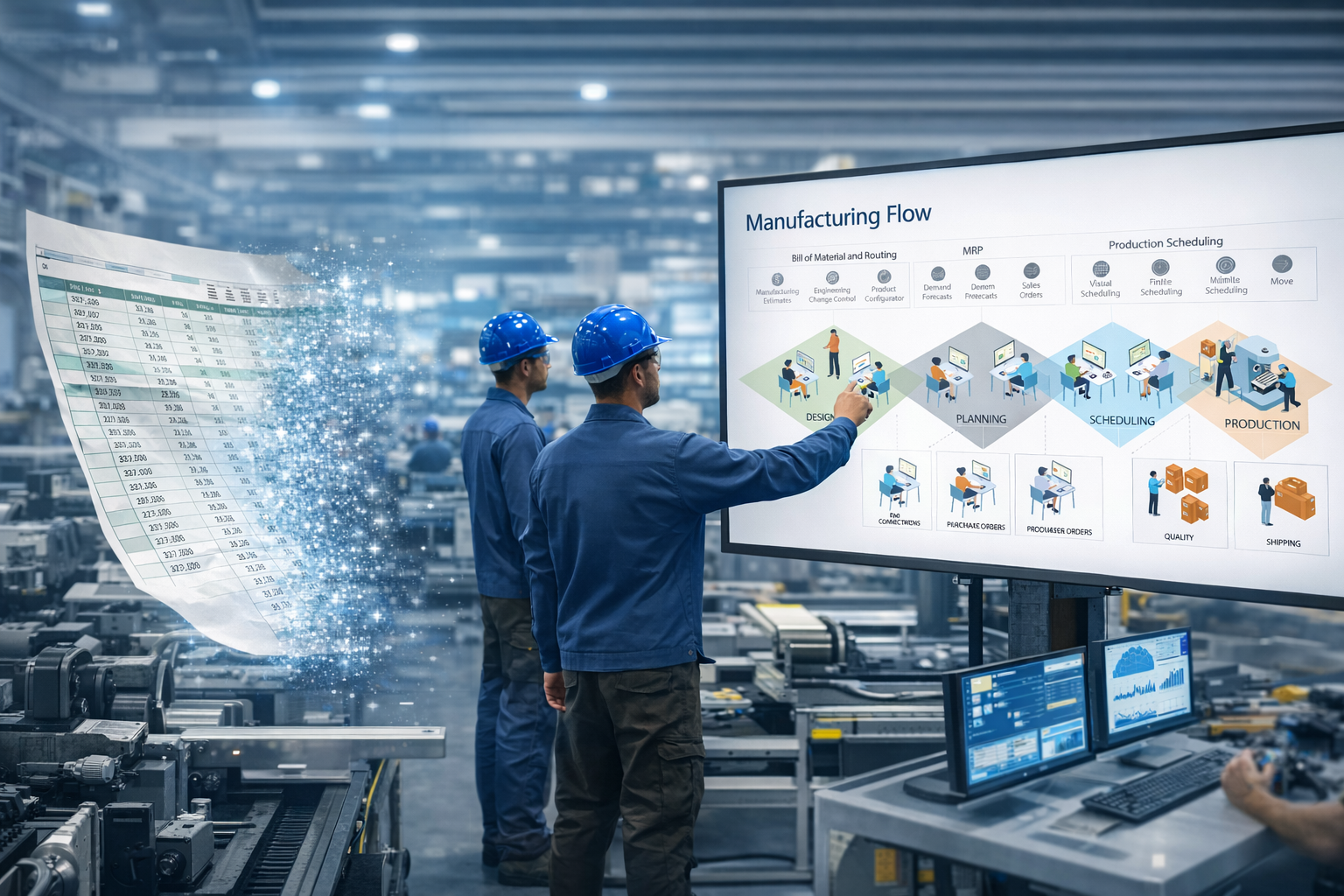 manufacturing production scheduling software