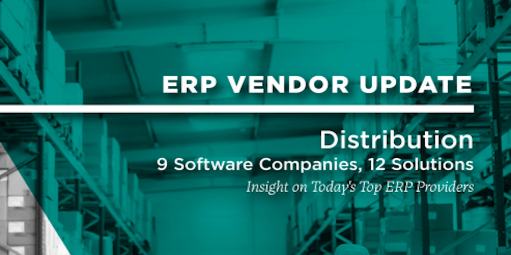 Compare ERP Vendors for Distibrution Report