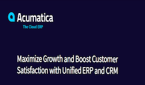 Acumatica with Unified ERP and CRM