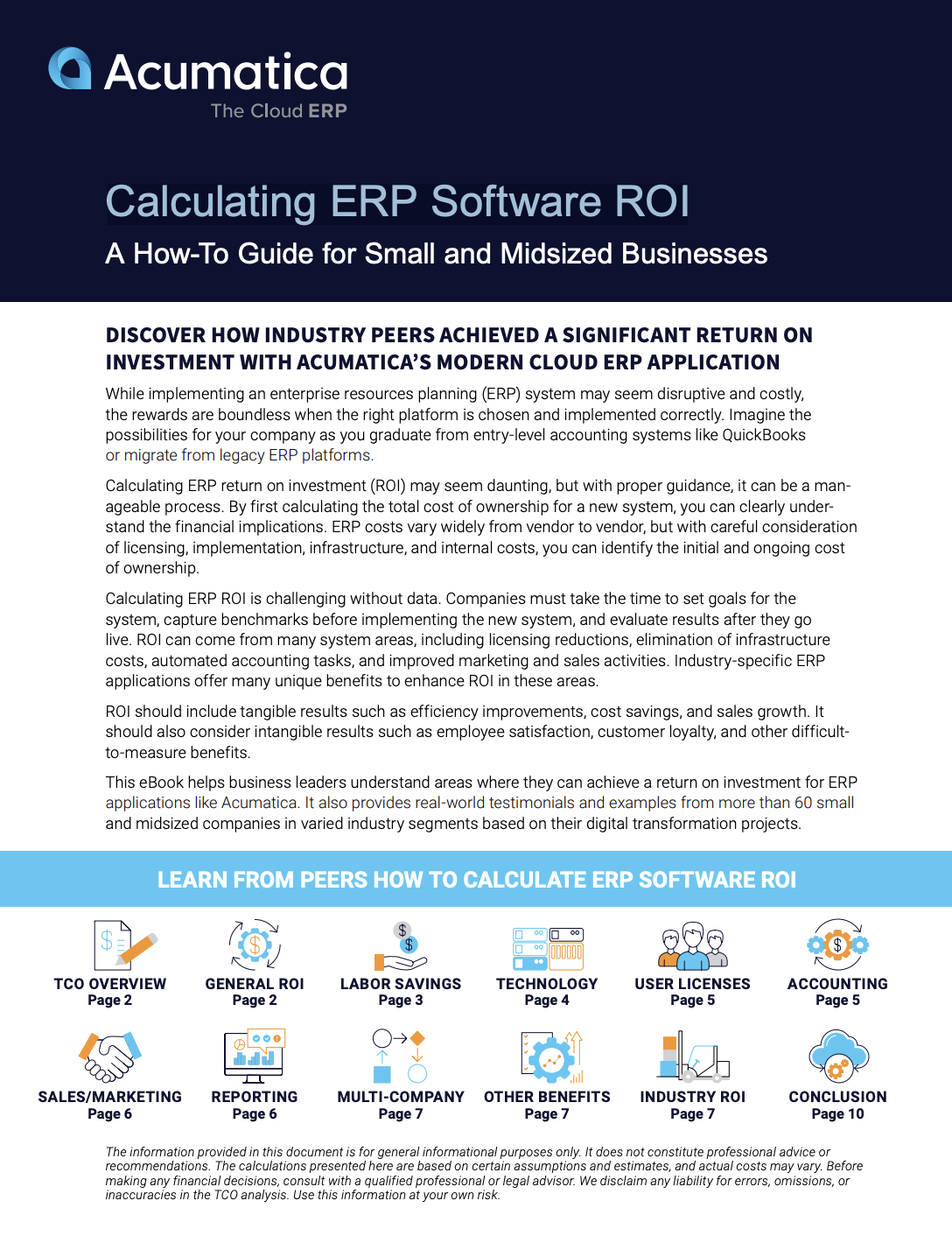 Calculating ERP Software ROI