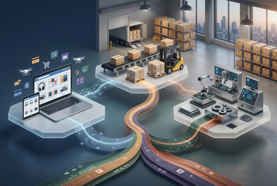 Integrating eCommerce, Distribution, and ERP Manufacturing for Growth